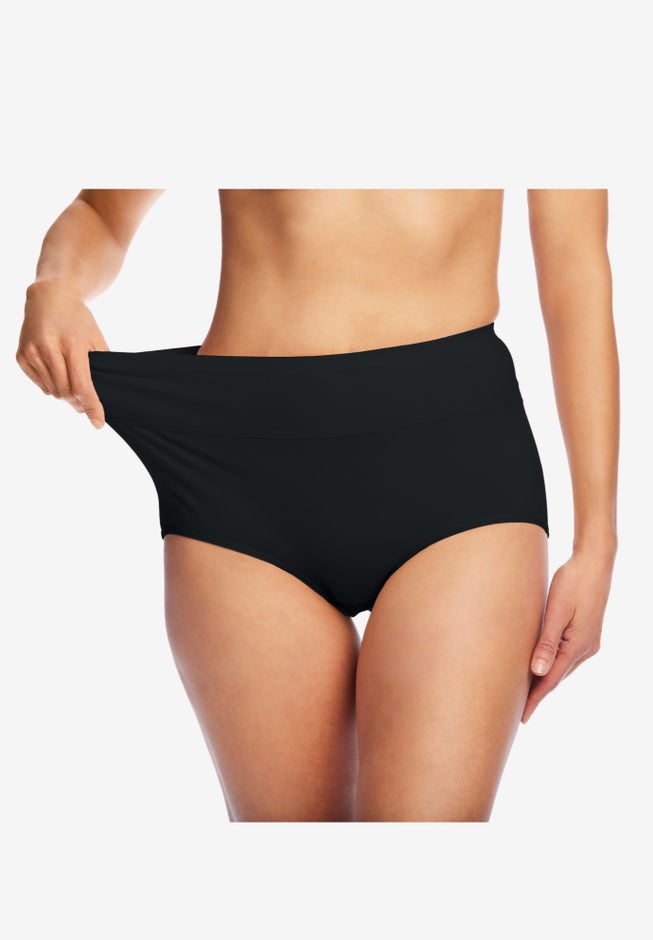 Cotton Spandex Comfort Waist Brief 2-Pack image number 5