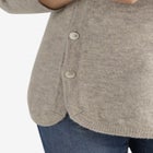 Button Trim Pullover Sweater image number null
