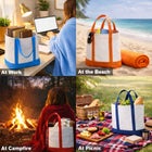 Tote Bag With Free Throw image number null