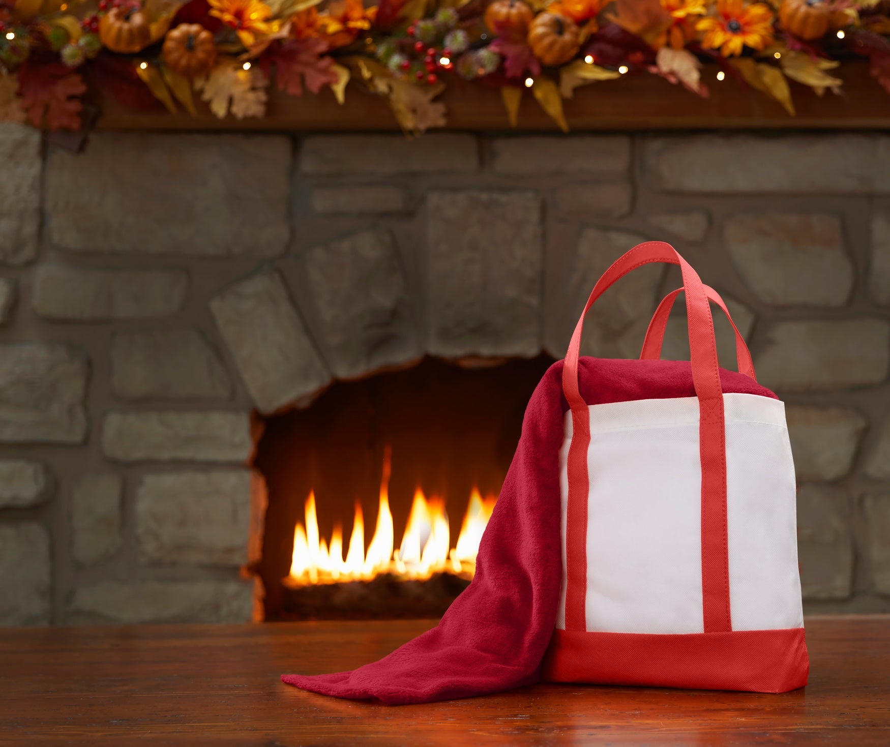 Tote Bag With Free Throw image number 0