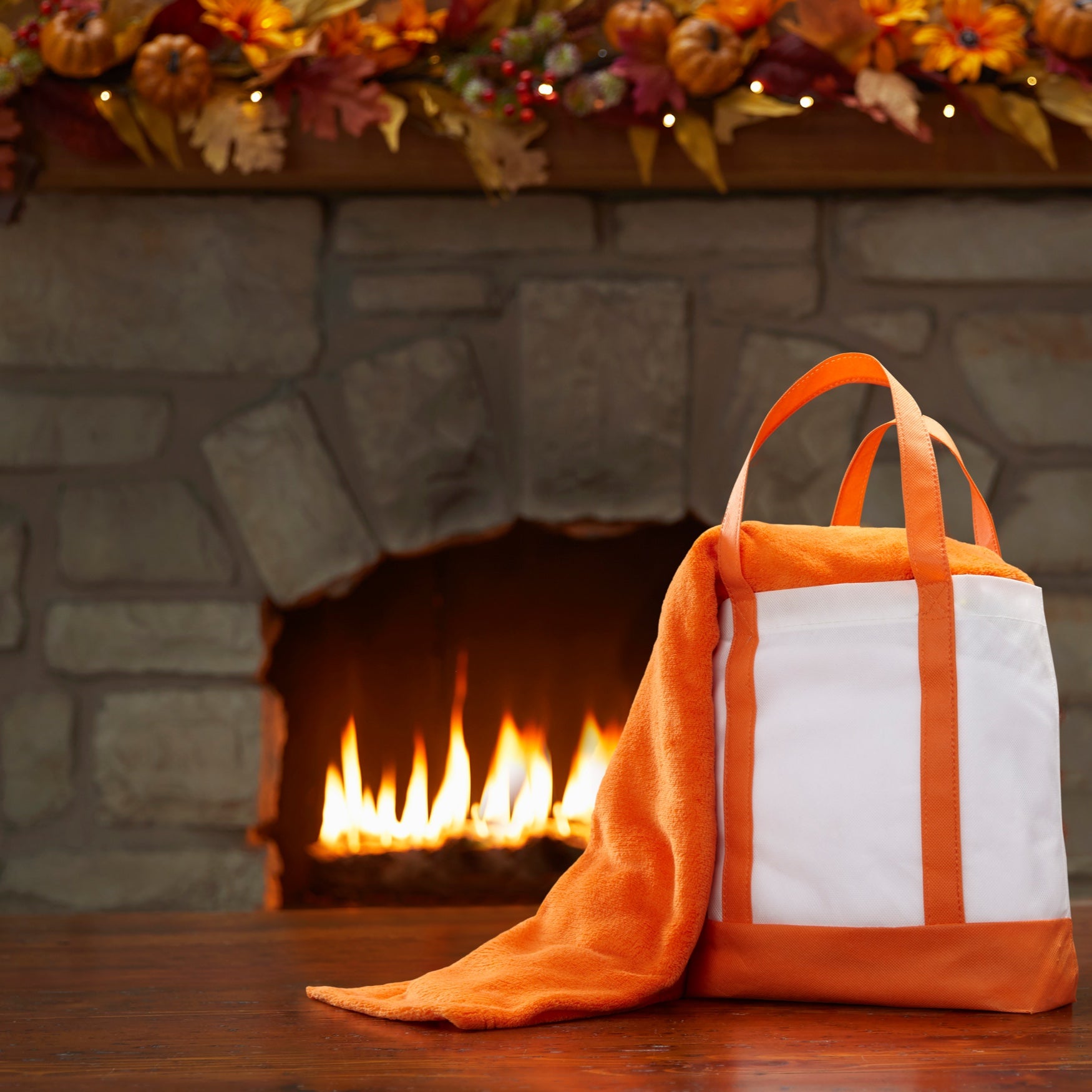 Tote Bag With Free Throw image number 0