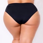 High Waist Color Block Swim Brief image number null