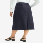 True Fit Button-Front Midi Skirt image number null