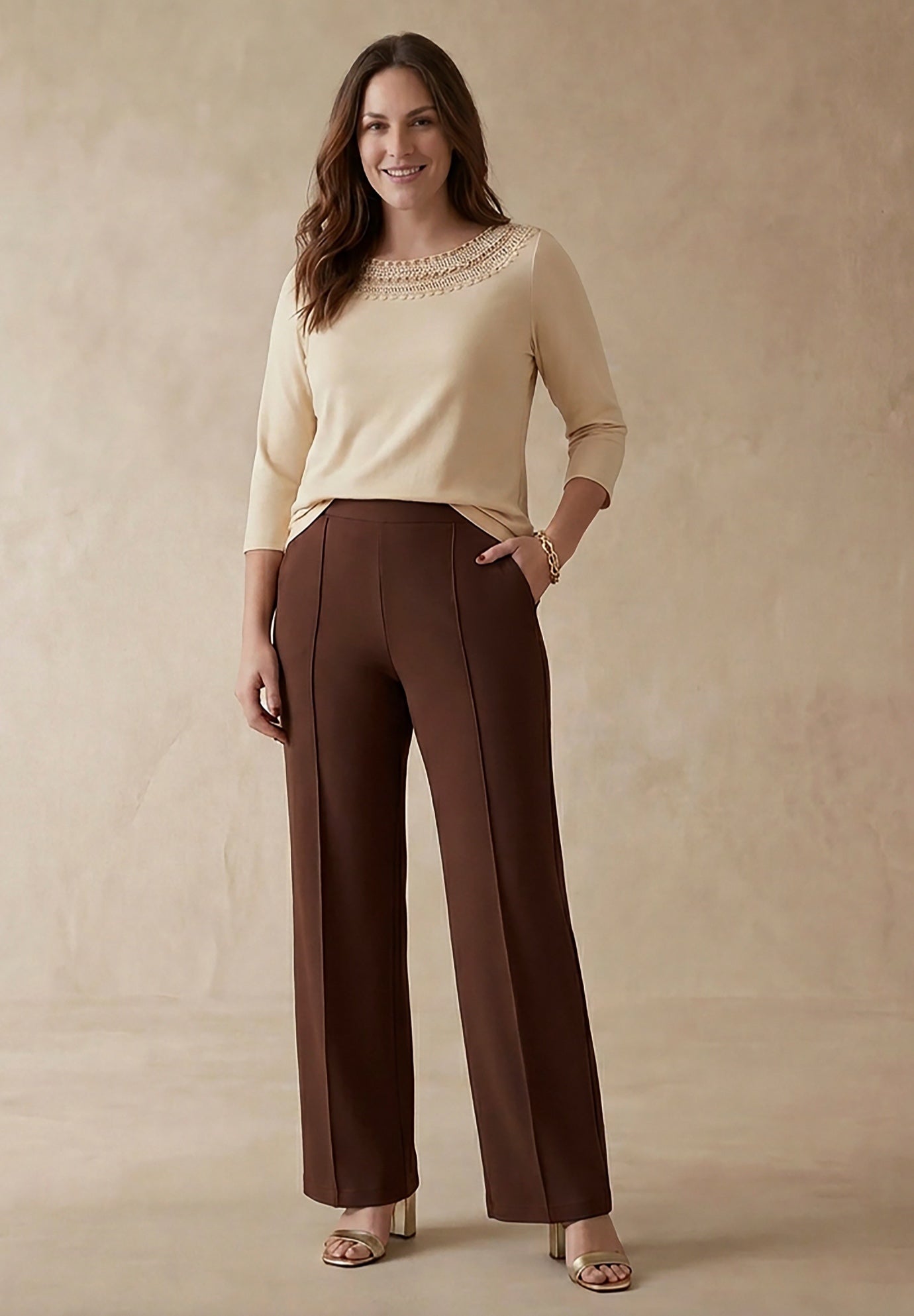 PerfectEase Wide Leg Pant image number 0