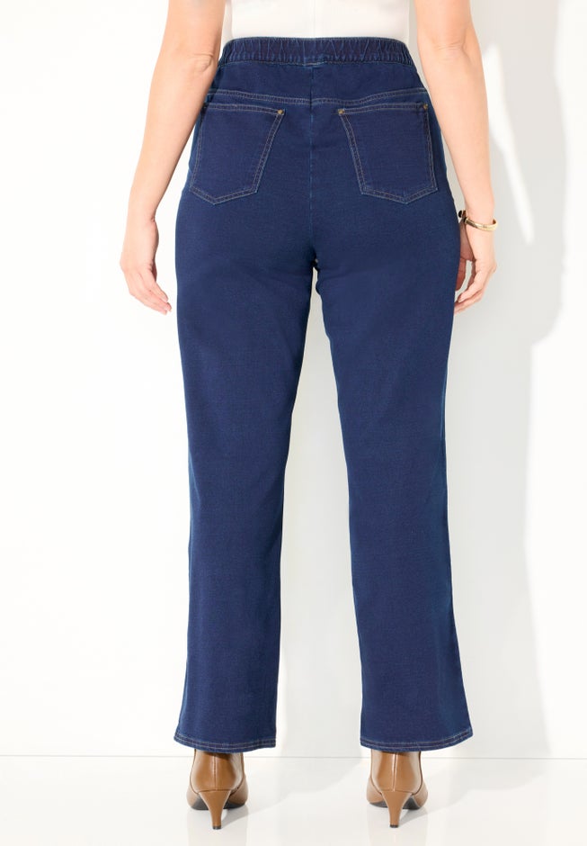 The Wide Leg Knit Jean image number 1