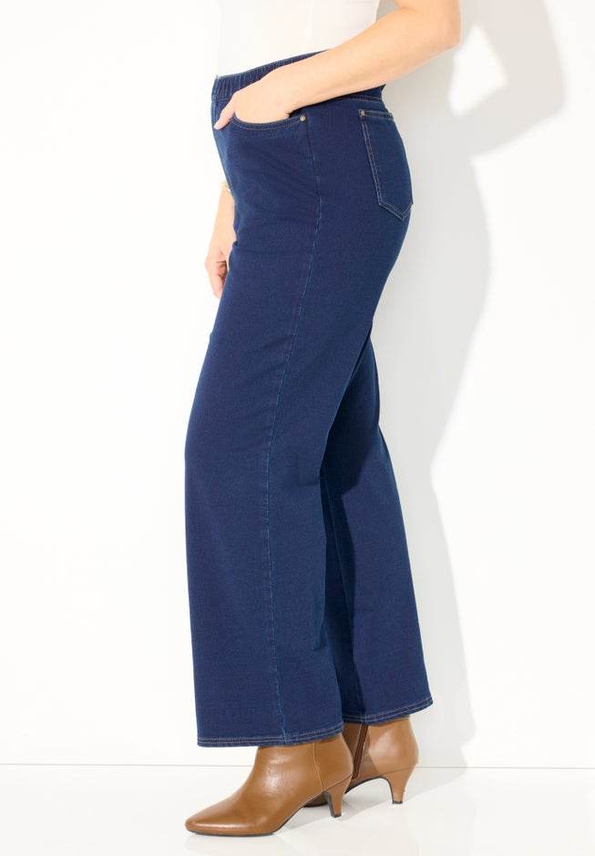 The Wide Leg Knit Jean image number 2
