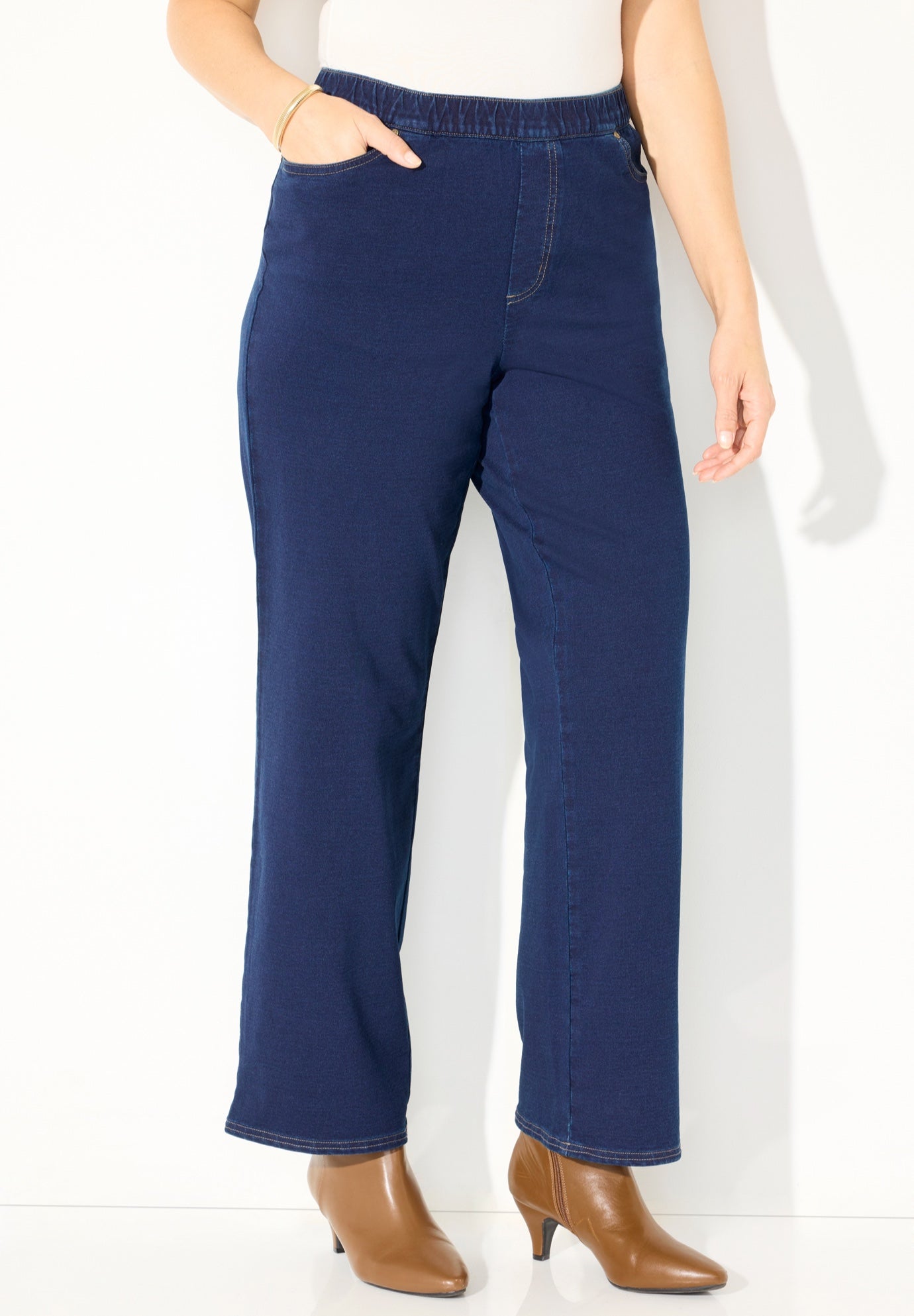 The Wide Leg Knit Jean image number 0