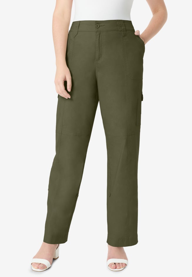 Plus Size Convertible Cargo Pants image number 1