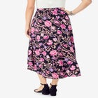 Plus Size Asymmetrical Hem Skirt image number null