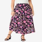 Plus Size Asymmetrical Hem Skirt image number null