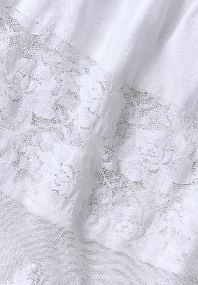 Lace Illusion Blouse image number 2