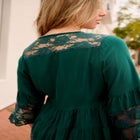Lace Illusion Blouse image number null