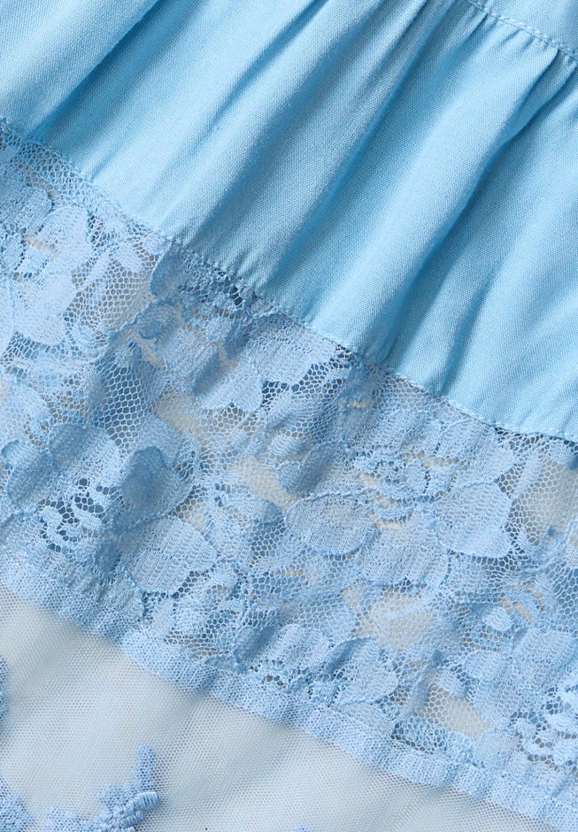 Lace Illusion Blouse image number 2