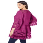 Lace Illusion Blouse image number null
