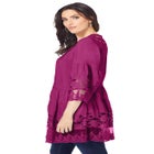 Lace Illusion Blouse image number null