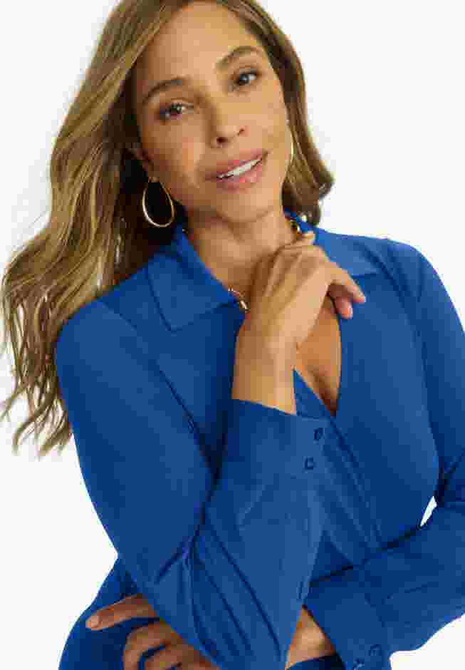 Side Knot Midi Wrap Dress image number 3