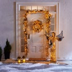 Pre-Lit Gold & Silver Wreath image number null