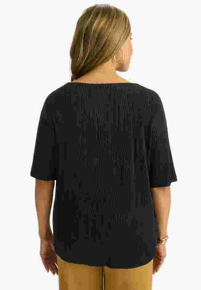 Stretch Textured Tee image number 1