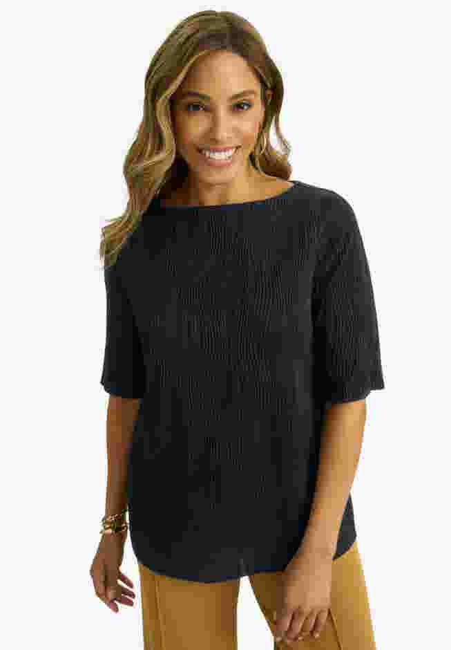Stretch Textured Tee image number 0
