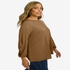 Stretch Cutout Sleeve Top image number null