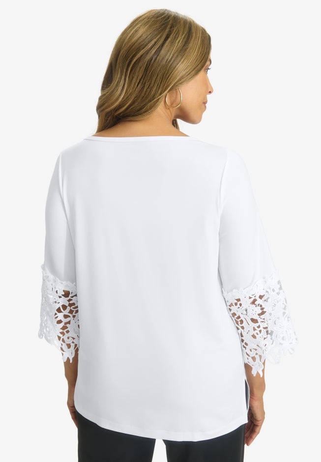 Lace Applique Top image number 1