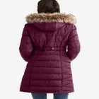 Faux Fur Trim Puffer image number null