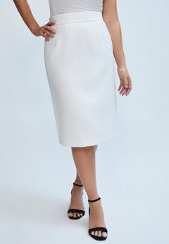 Tummy Control Bi-Stretch Pencil Skirt