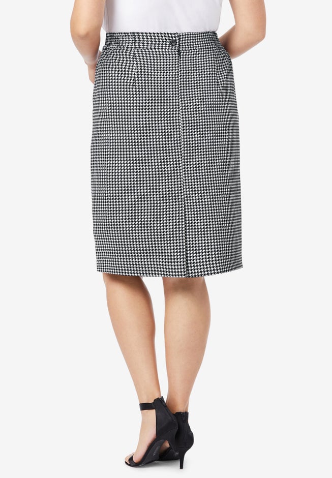 Tummy Control Bi-Stretch Pencil Skirt image number 1