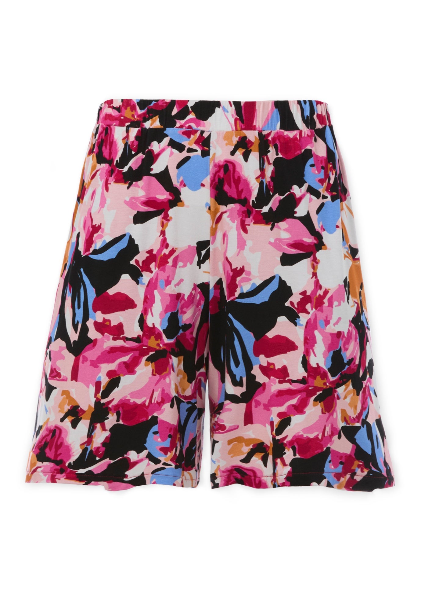 Relaxed Fit Elastic Waistband Stretch Jersey Shorts image number 2