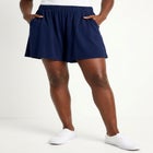 Relaxed Fit Elastic Waistband Stretch Jersey Shorts image number null