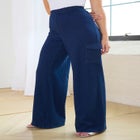 Wide Leg Cargo Knit Jean image number null