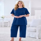 Dreams & Co® 2-Piece Applique Capri image number null