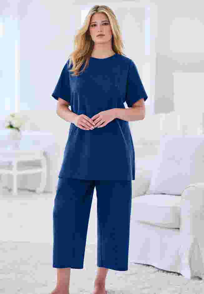 Dreams & Co® 2-Piece Applique Capri image number 4