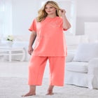 Dreams & Co® 2-Piece Applique Capri image number null
