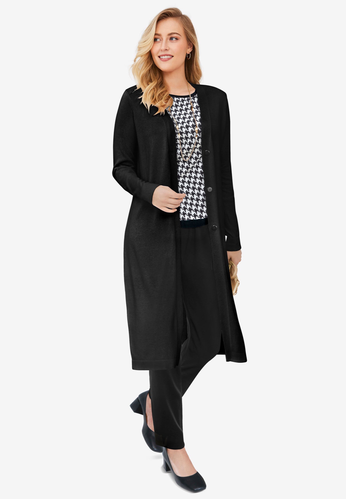 Fine Gauge Duster Cardigan image number 5