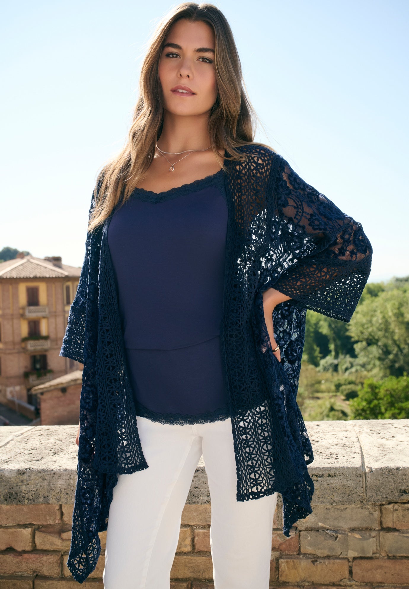 Lace Kimono Jacket image number 0