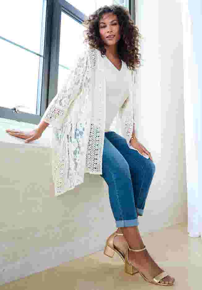 Lace Kimono Jacket image number 3
