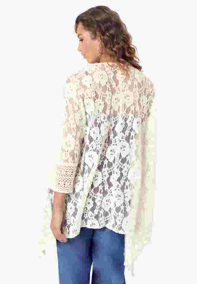 Lace Kimono Jacket image number 1