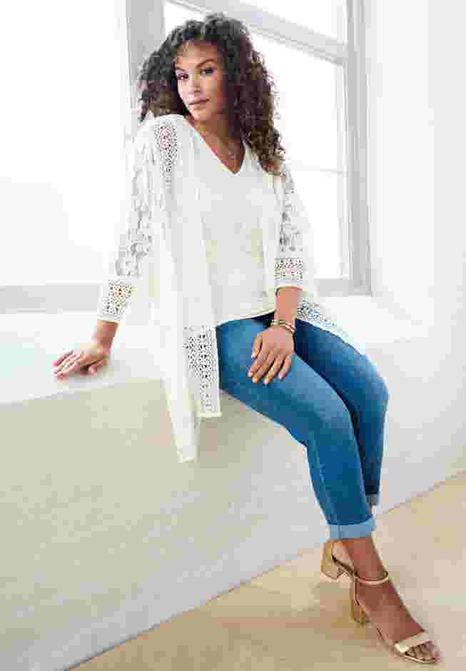 Lace Kimono Jacket image number 0