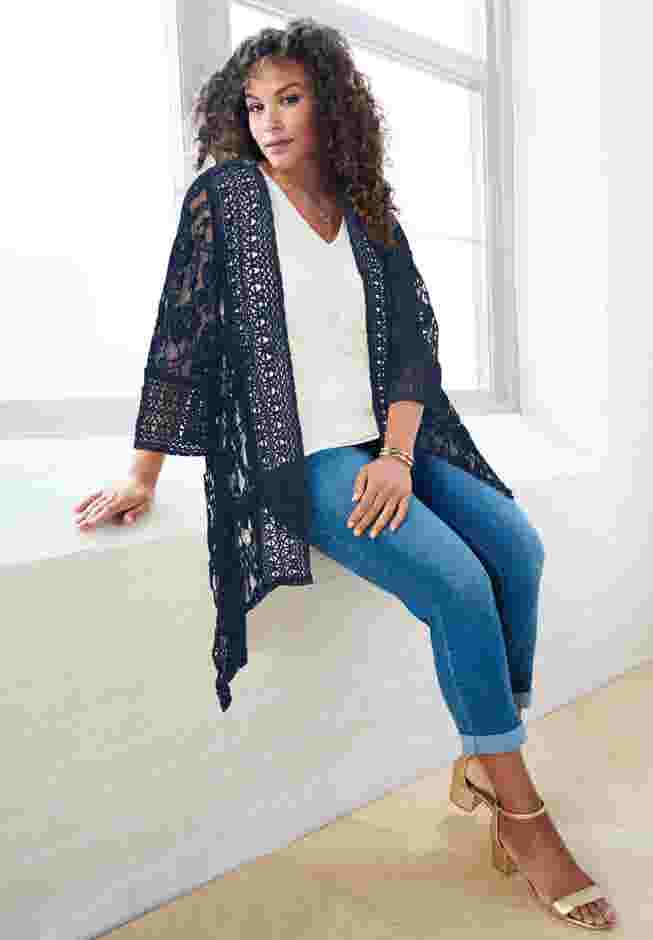 Lace Kimono Jacket image number 0
