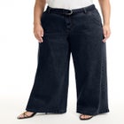 Curvie Fit High-Waisted Wide-Leg Utility Jean image number null