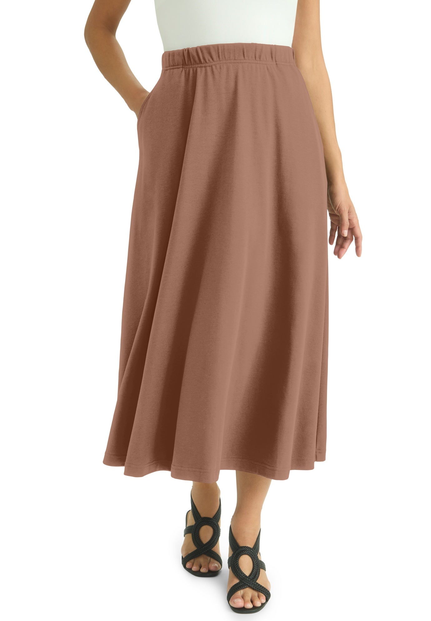 Soft Ease Midi Skirt image number 0