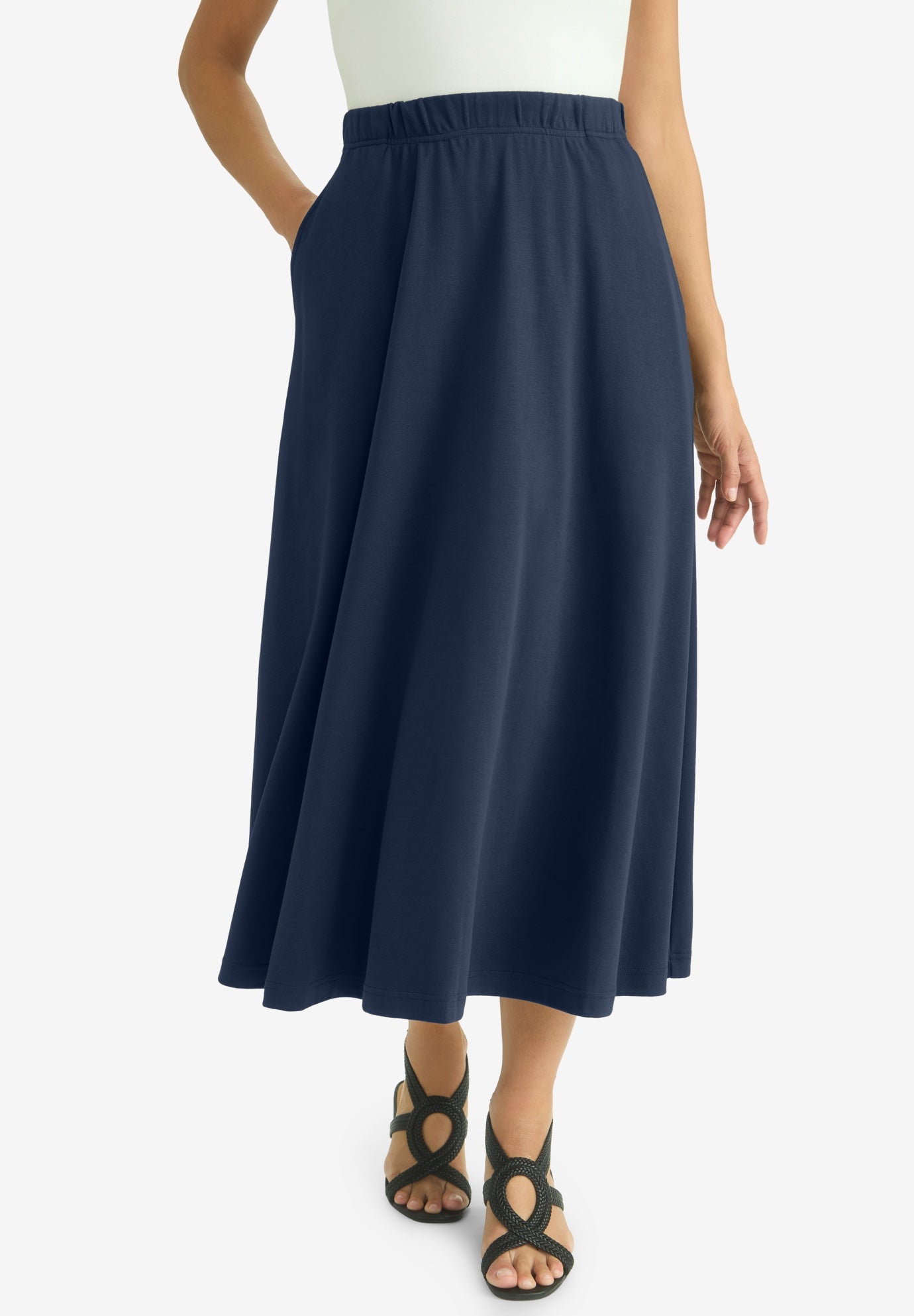 Soft Ease Midi Skirt image number 0