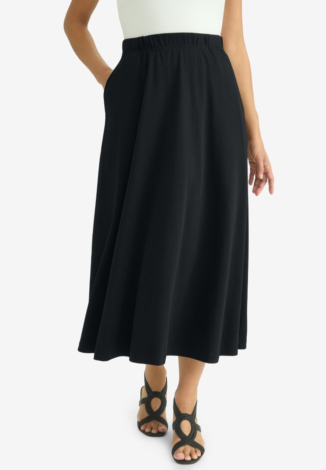 Soft Ease Midi Skirt image number 0
