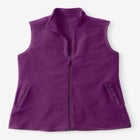 Zip-Front Microfleece Vest image number null