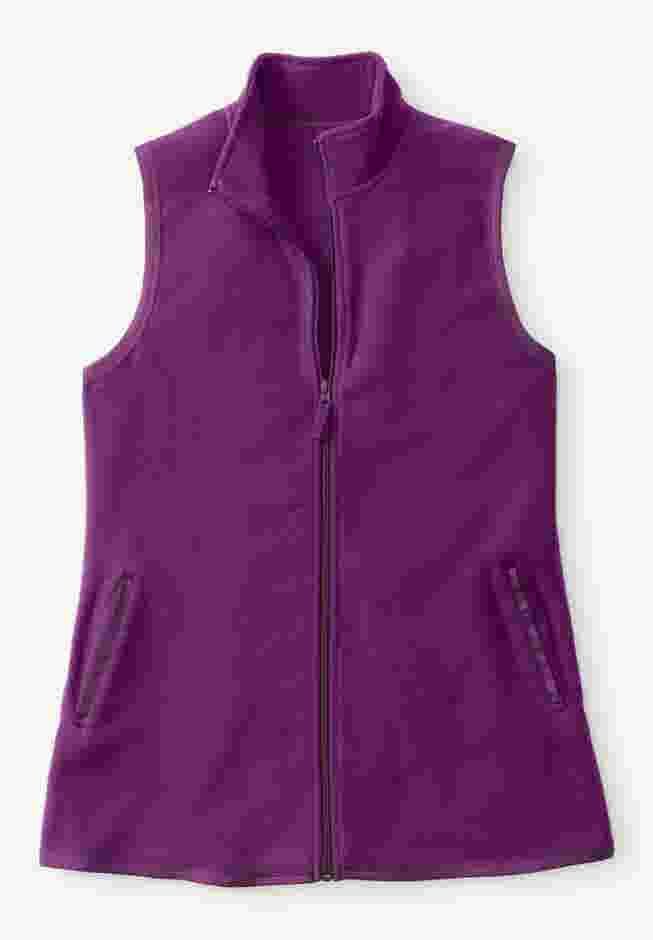 Zip-Front Microfleece Vest image number 2