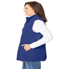Zip-Front Microfleece Vest image number 2