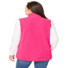 Zip-Front Microfleece Vest image number 1