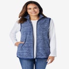 Zip-Front Microfleece Vest image number 0