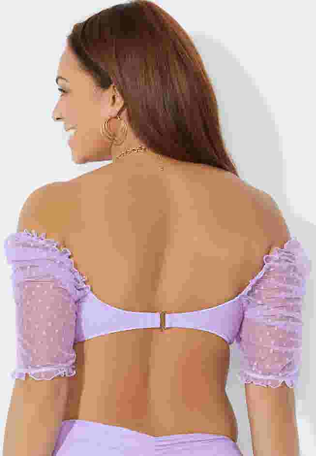Cup Sized Off The Shoulder Bikini Top image number 1